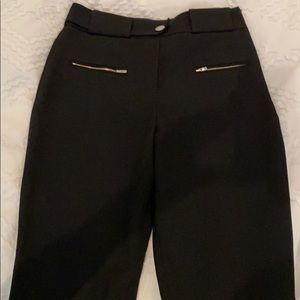 Make black mid rise ankle slacks size 38